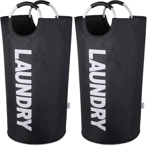 115L Collapsible Freestanding Laundry Hamper with Handles