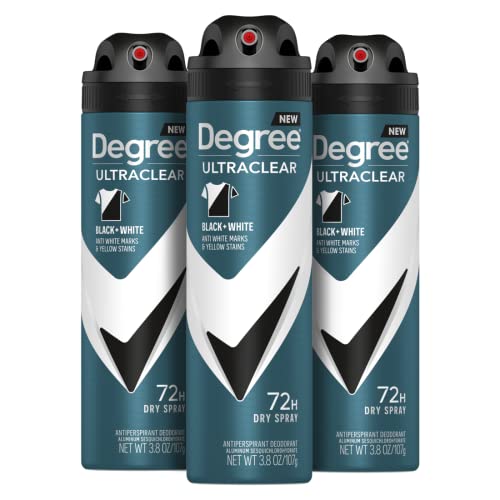 3 Pack Degree Men Antiperspirant Deodorant Dry Spray