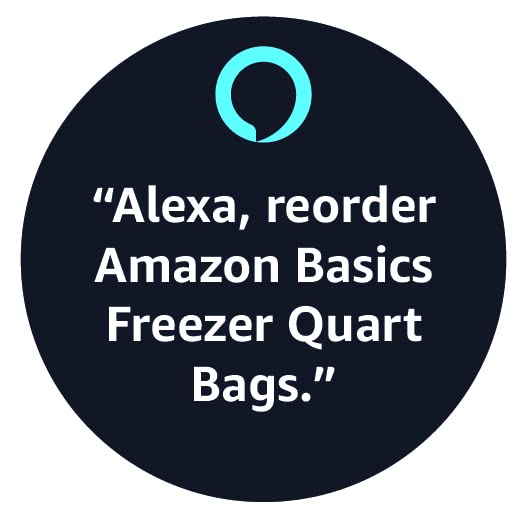 Amazon Basics Reclosable Freezer Quart Bags, Stand & Fill Base, 120 Count