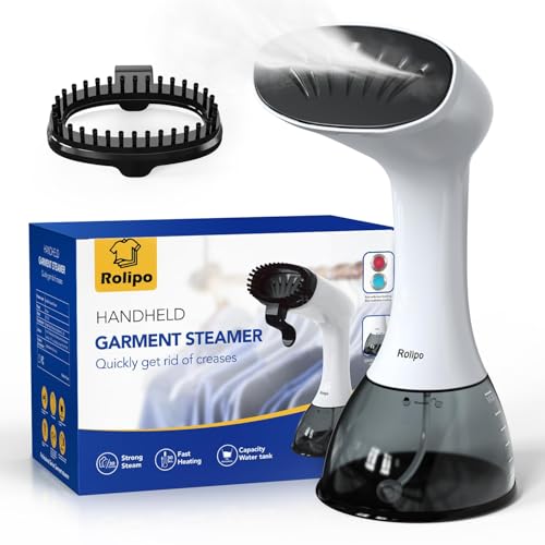Rolipo 1350W Clothes Steamer with 400ML Tank