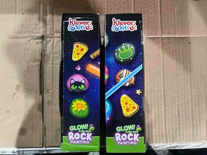 JOYIN Glow in The Dark Rock Painting Kit