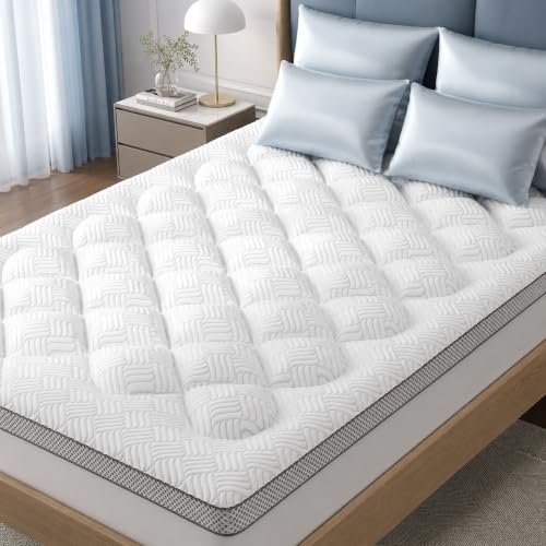 Queen Bamboo Viscose Pillow Top Mattress Topper
