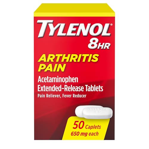 50 Count Tylenol 8 Hour Arthritis Pain Relief Tablets