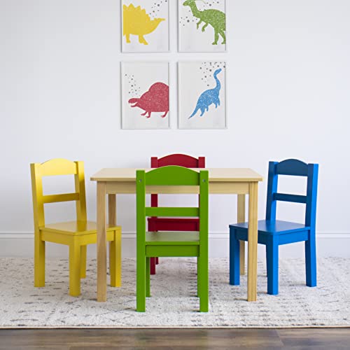 Humble Crew Kids Wooden Table and Chair Set
