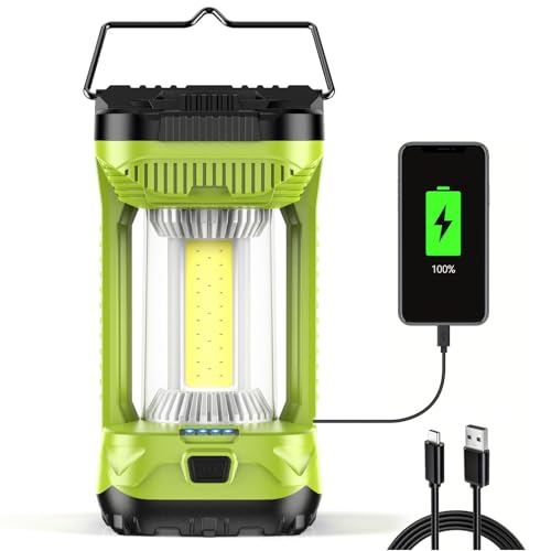 1 Pack Rechargeable LED Camping Lantern 4000mAh Emergency