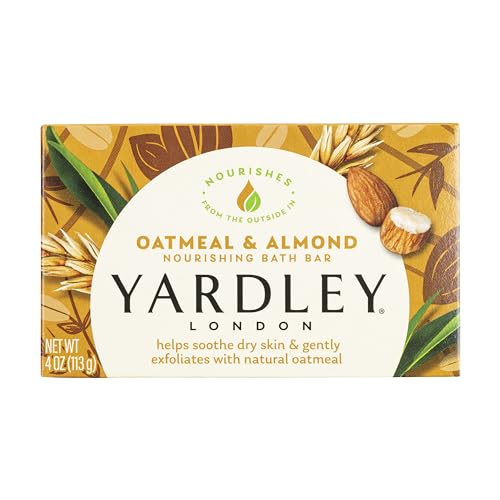 Yardley London Oatmeal Almond Bar Soap 4 Ounce