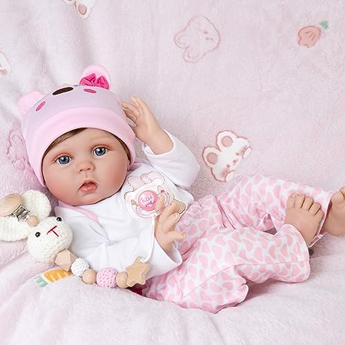 22 Inch Realistic Reborn Baby Doll with Accessories