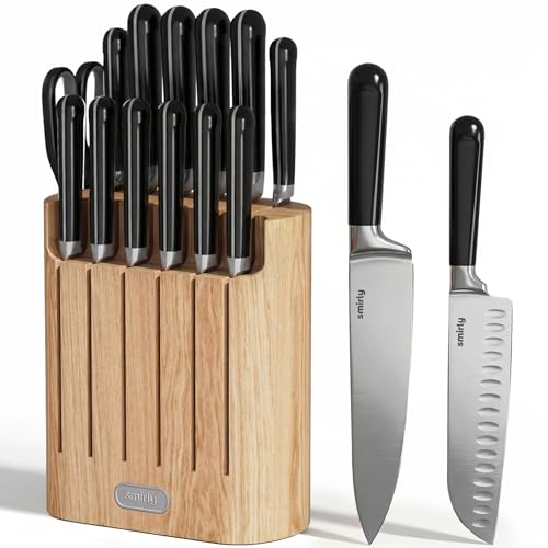 14-Piece High Carbon Stainless Steel Kitchen Knife Set
