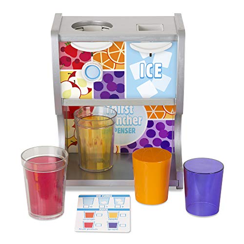 Melissa & Doug Wooden Drink Dispenser Play Set