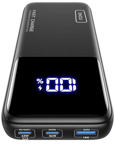 20000mAh 65W Portable Charger USB C Power Bank