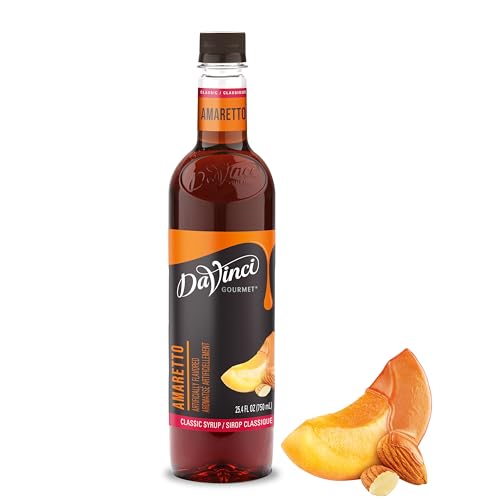 25.4 oz DaVinci Gourmet Amaretto Syrup Bottle