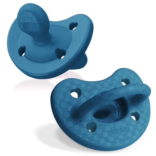 2 Pack Chicco Silicone Orthodontic Baby Pacifiers