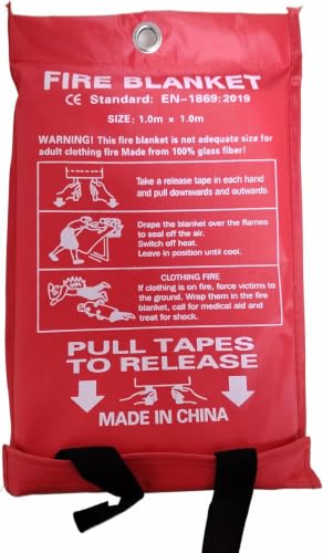 1 Pack Fire Emergency Blanket 40 x 40 Inch