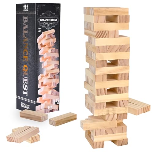 Balance Quest Wooden Stacking Strategy Game