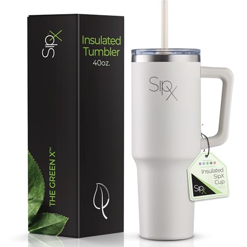 40 oz Insulated Stainless Steel Tumbler with Handle