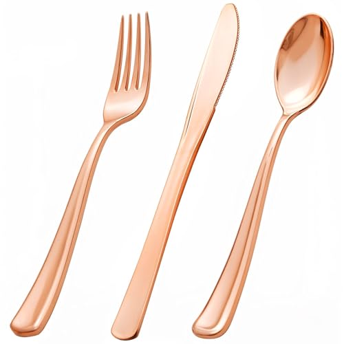 600 Piece Plastic Silverware Set Disposable Cutlery