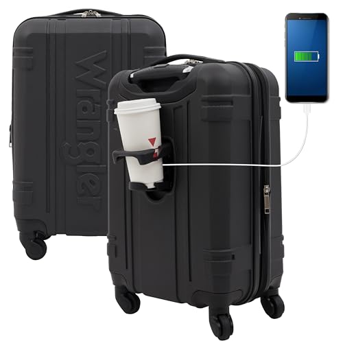 Wrangler 20-Inch Hardside Carry-On Luggage