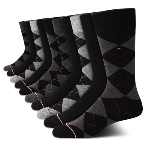 10 Pack Tommy Hilfiger Men's Dress Crew Socks