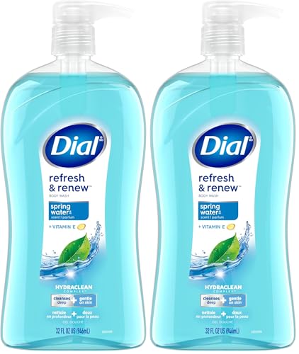 2 Pack Dial Body Wash, Refresh & Renew, 32oz