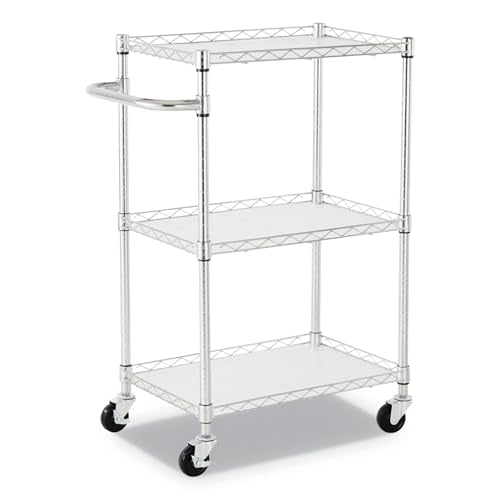 450 lb Capacity 3-Shelf Wire Utility Cart