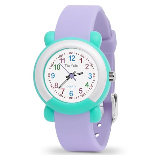 Kids Waterproof Analog Watch, Easy Read, Ages 3-8
