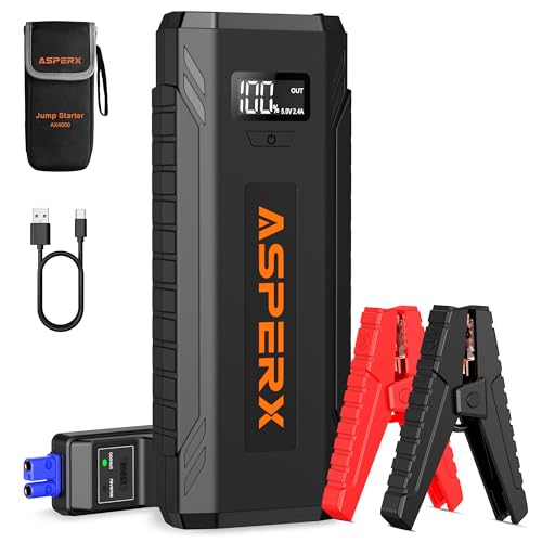AsperX 4000A Lithium Car Jump Starter