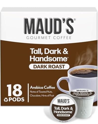 18 Count Dark Roast Coffee Pods Compatible with Keurig