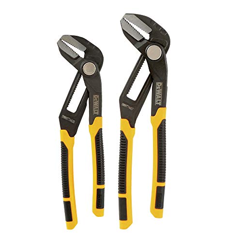 2 Piece DEWALT Pushlock Pliers Set 8" and 10"