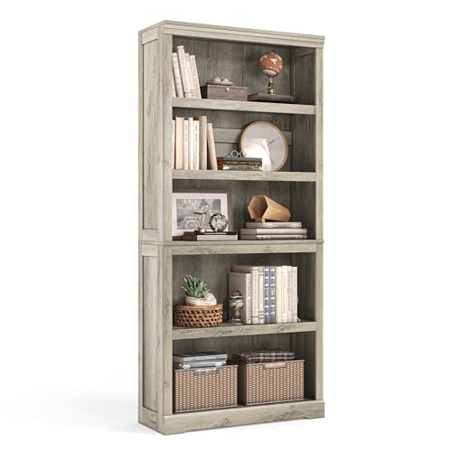 5-Shelf Tall Bookcase Floor Standing Storage Shelves
