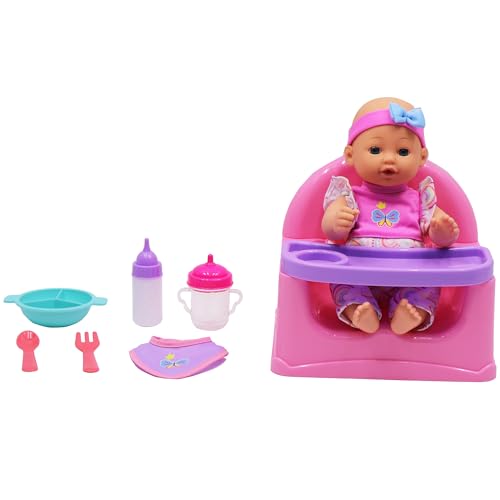 12-Inch Baby Doll Feeding Playset