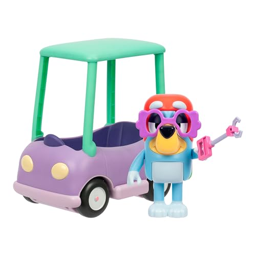 Bluey Grannies Car Coupe Chat Mates Playset