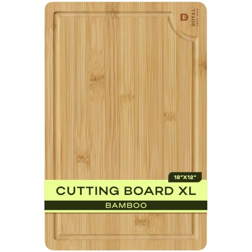 Bamboo Cutting Board Set with Juice Grooves