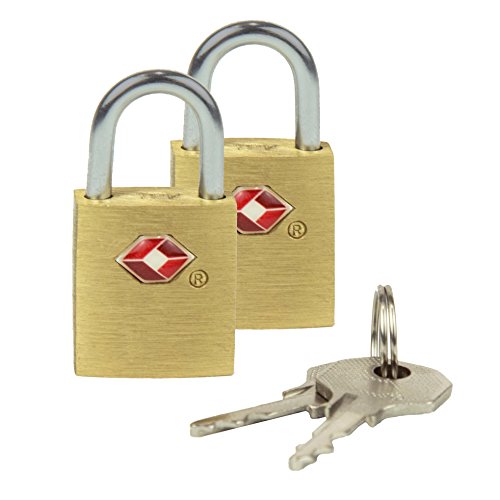 2 Pack TSA Approved Luggage Padlocks