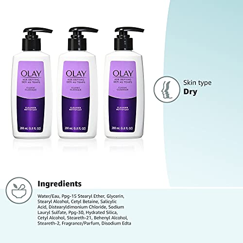 Olay Age Defying Facial Cleanser 3-Pack