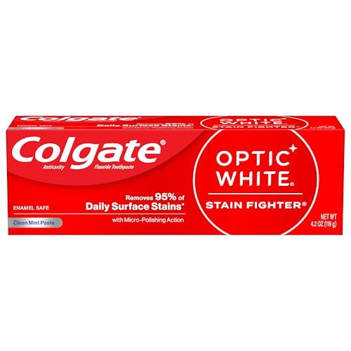 4.2 Oz Colgate Optic White Whitening Toothpaste Fluoride