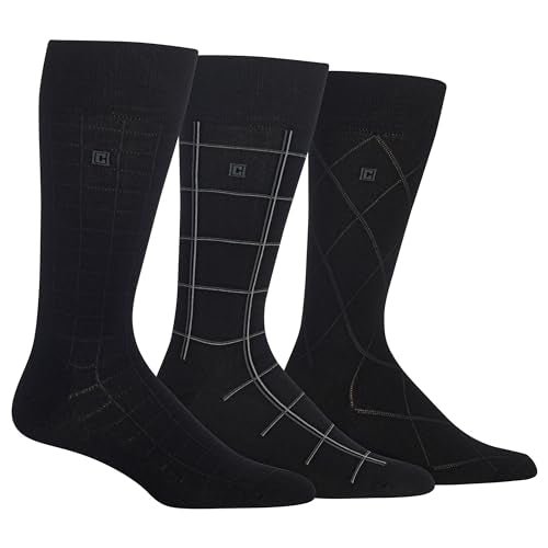 3 Pack Chaps Classic Dress Crew Socks