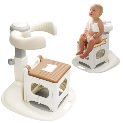 Foldable Baby Shower Stand with Adjustable Seat Support