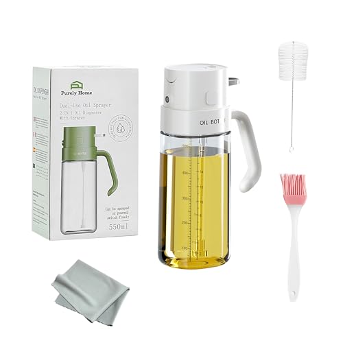 18oz Olive Oil Sprayer and Dispenser Bottle Cooking