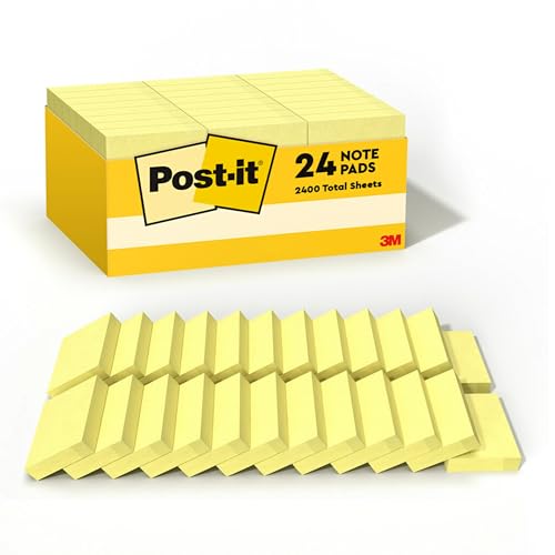 24 Pack Post-it Sticky Notes 1 3/8 x 1 7/8