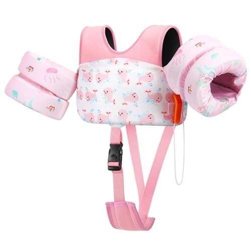 Toddler Swim Vest Floaties, Adjustable Pool Float Jacket
