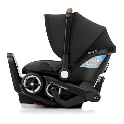 Shyft DualRide with Carryall Storage Infant Car Seat and Stroller Combo (Sylva Pink)