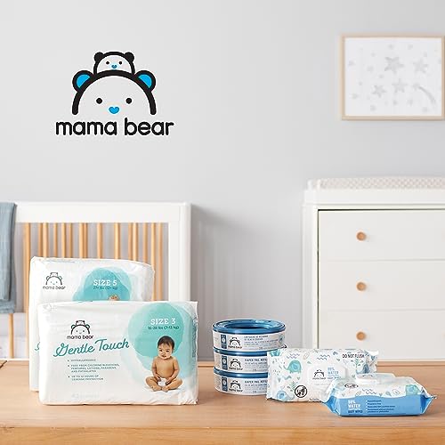 Amazon Brand - Mama Bear Gentle Fragrance Free Baby Wipes, Hypoallergenic, 800 Count (8 Packs of 100)