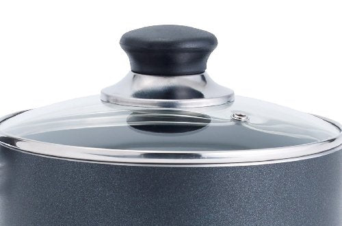 T-fal Specialty Nonstick Handy Pot with Glass Lid 3 Quart Oven Safe 350F Cookware, Pots and Pans, Dishwasher Safe Black