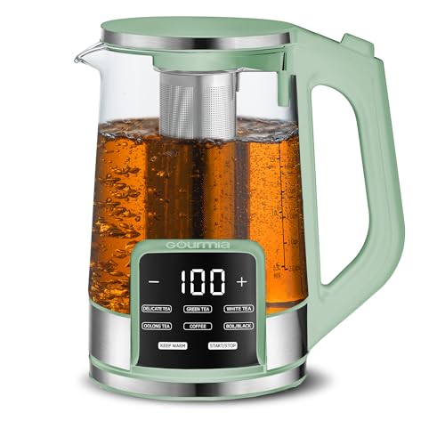 Gourmia 1.7L Programmable Electric Glass Kettle