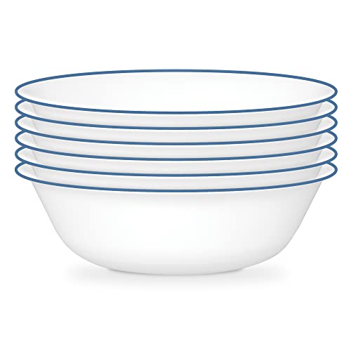 6 Pack Corelle 18oz Glass Soup Cereal Bowls