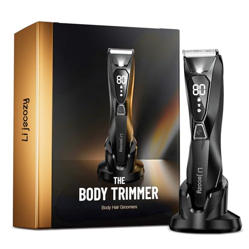 Body Hair Trimmer for Men, Waterproof Electric Groomer