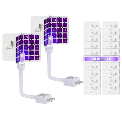 2 Device 20 Refills Indoor Fruit Fly Gnat Trap