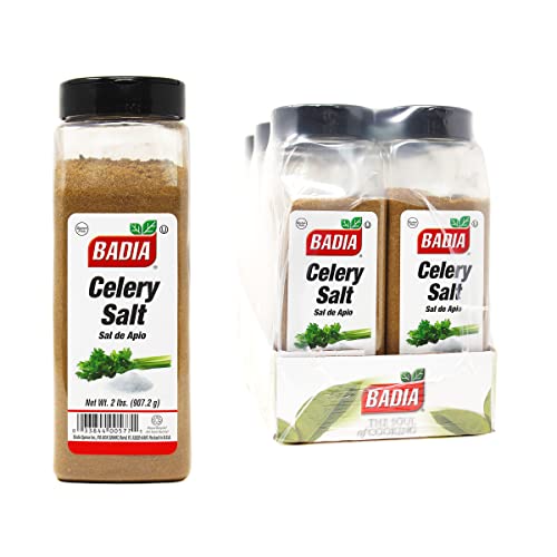 6 Pack Badia Celery Salt 2 Pound Containers