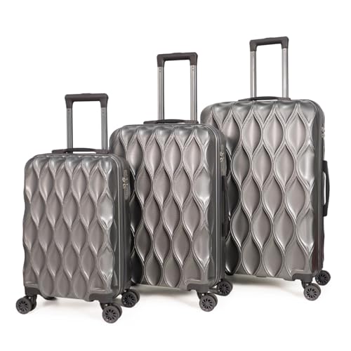 3 Piece Hardside Spinner Luggage Set Lightweight