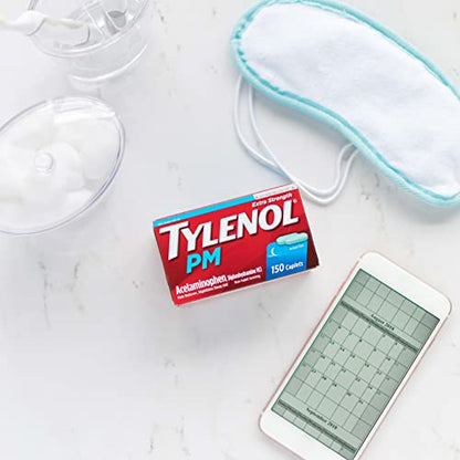 Tylenol PM Extra Strength Pain Relief Caplets